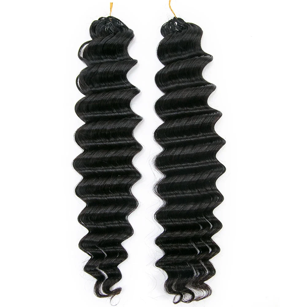 Human Crochet Hair Deep Wave for Miracle Knots - Image 8