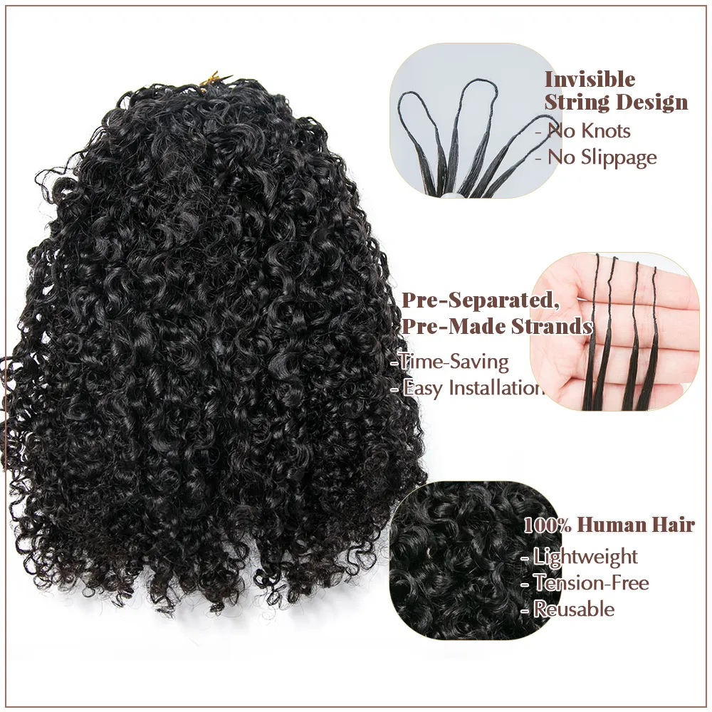 Multi-Textured Kinky Curly Crochet Hair - Image 13
