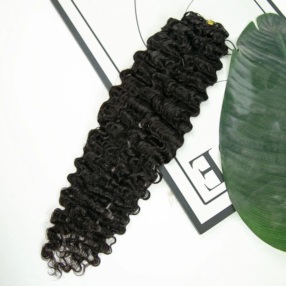 Water Deep Wave Feather Crochet Hair - Image 9