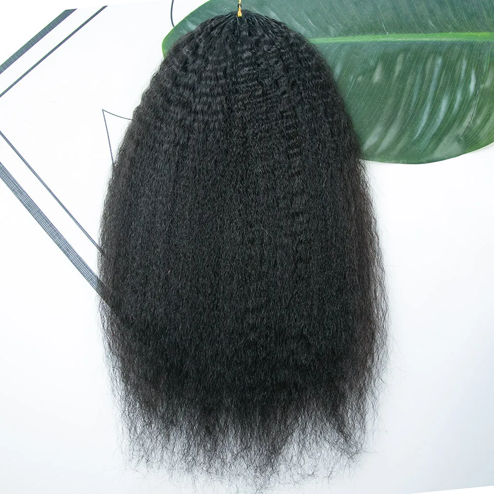 Wholesale - Natural Black Crochet Hair Extensions Human Hair (50 Strands Per Bundle) - Image 8