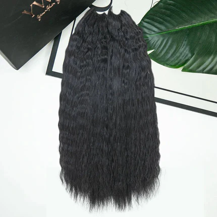 Wholesale - Natural Black Crochet Hair Extensions Human Hair (50 Strands Per Bundle) - Image 9