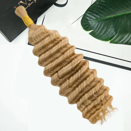 Wholesale - Double Drawn Burmese Colored Hair Bulk Braiding Hair (Price for 1 Bundle) - Image 3