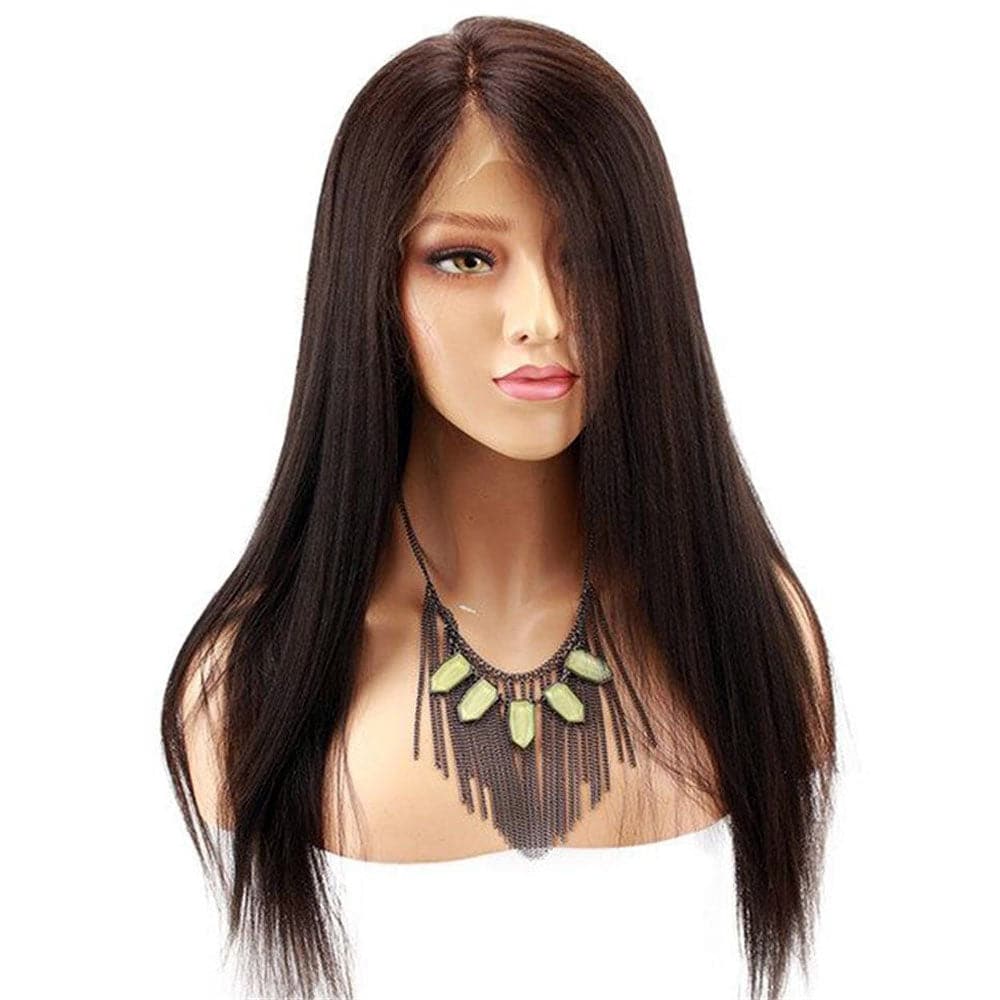 Yaki Straight Human Hair 13x6 Lace Front Wig AFB68 - Image 4