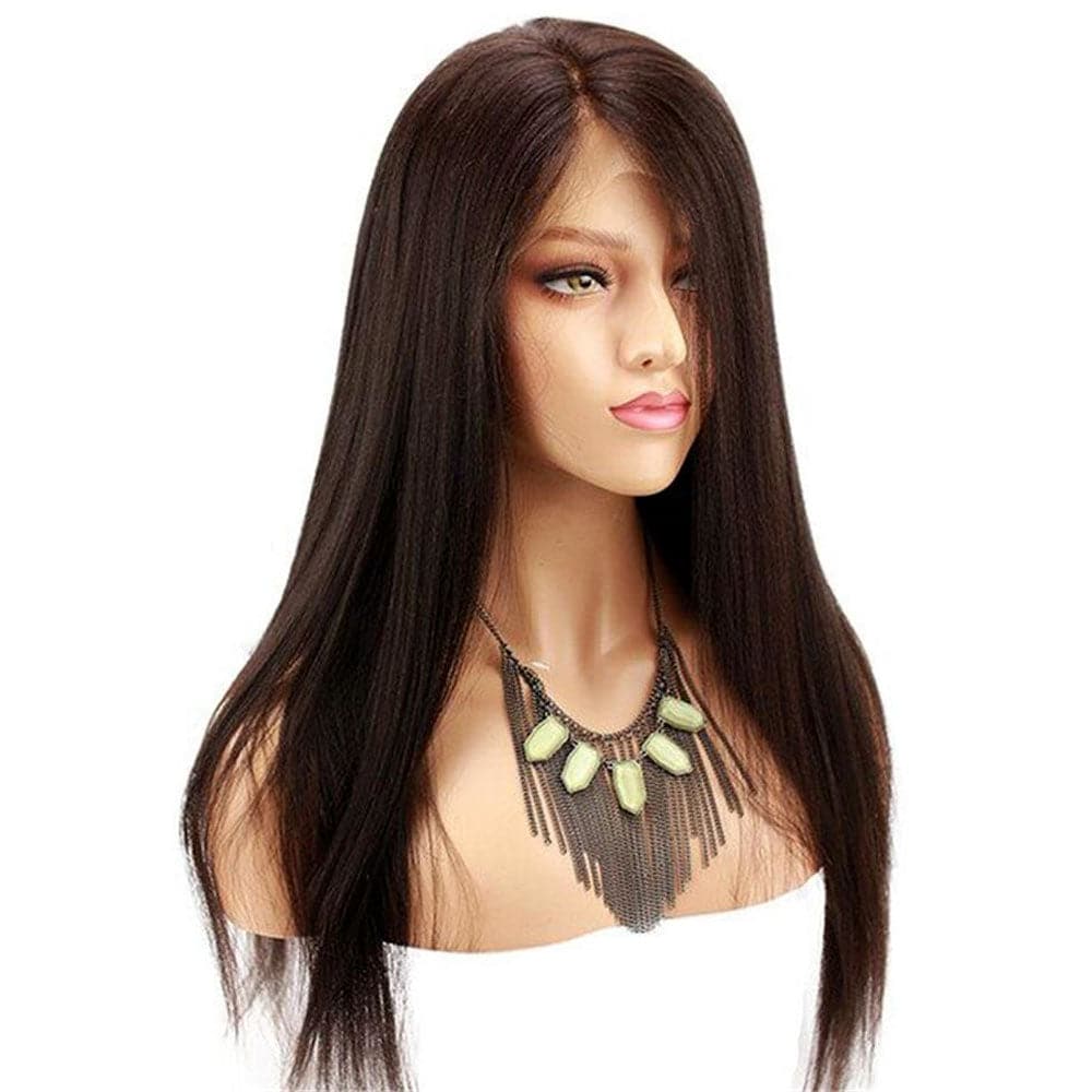 Yaki Straight Human Hair 13x6 Lace Front Wig AFB68 - Image 5