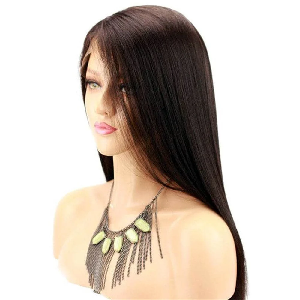Yaki Straight Human Hair 13x6 Lace Front Wig AFB68 - Image 6