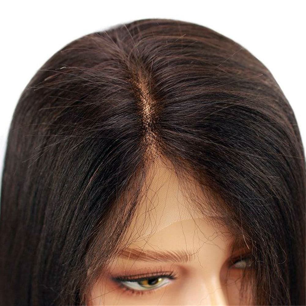 Yaki Straight Human Hair 13x6 Lace Front Wig AFB68 - Image 8